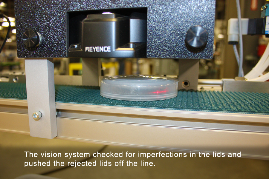 Plastic-cap-automation-feeding-infrared-vision-inspection