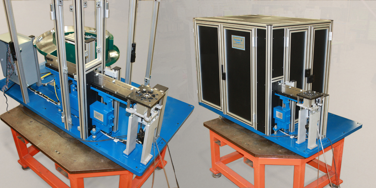 Parts-feeder-rotary-actuator-robot-assembly