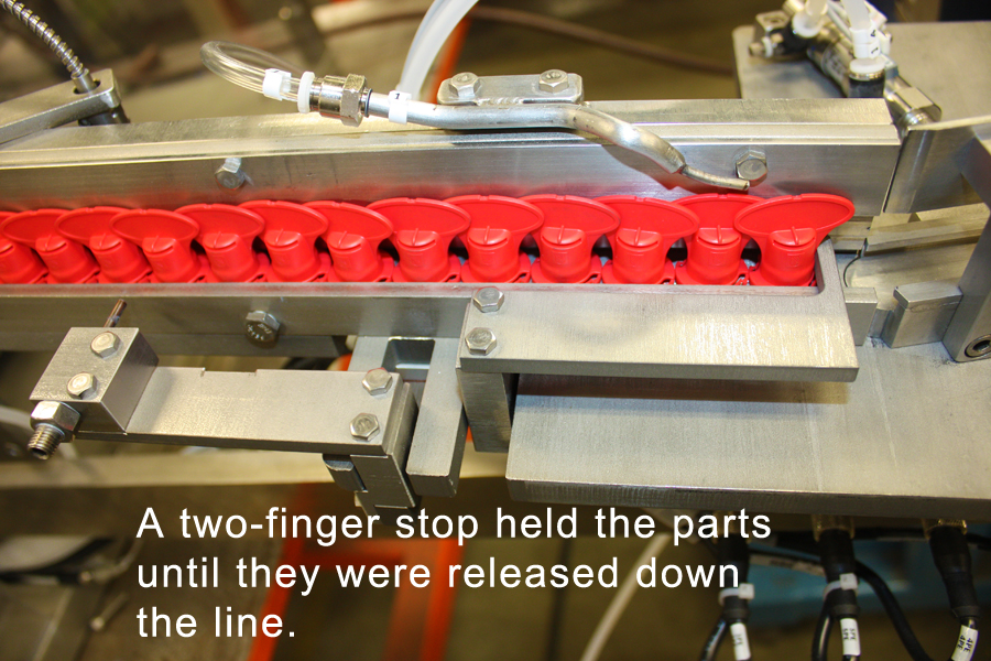 Parts-feeder-cap-automation
