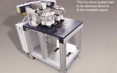 FDA parts feeder system fits in tight spaces