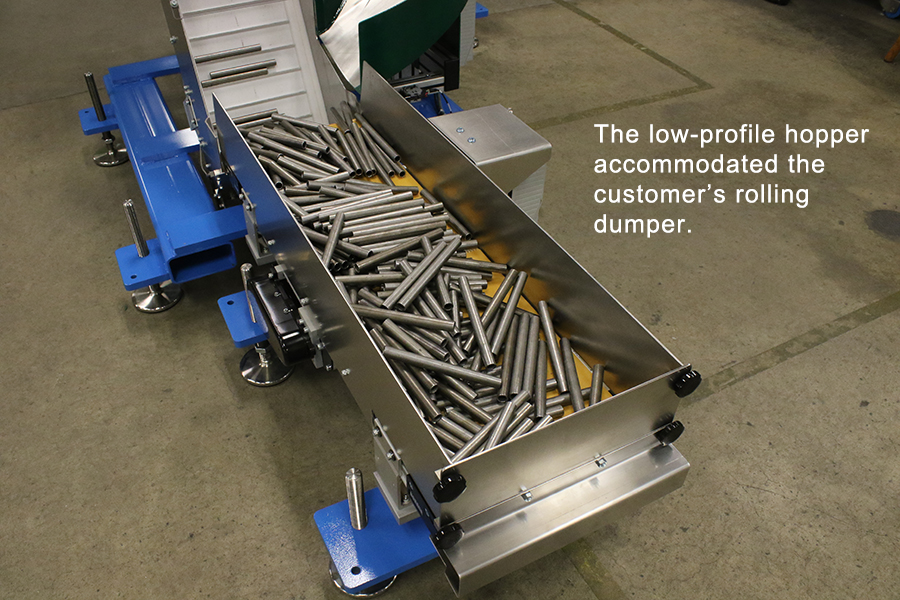 step parts feeder automated assembly