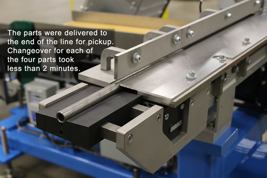 step parts feeder automated assembly