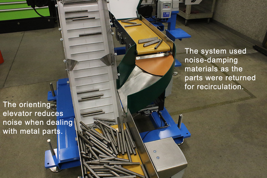 step parts feeder automated assembly