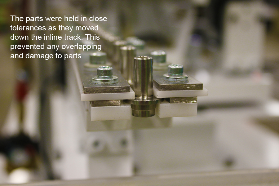 Non-metal-surface-for-sensitive-metal-parts-feeding
